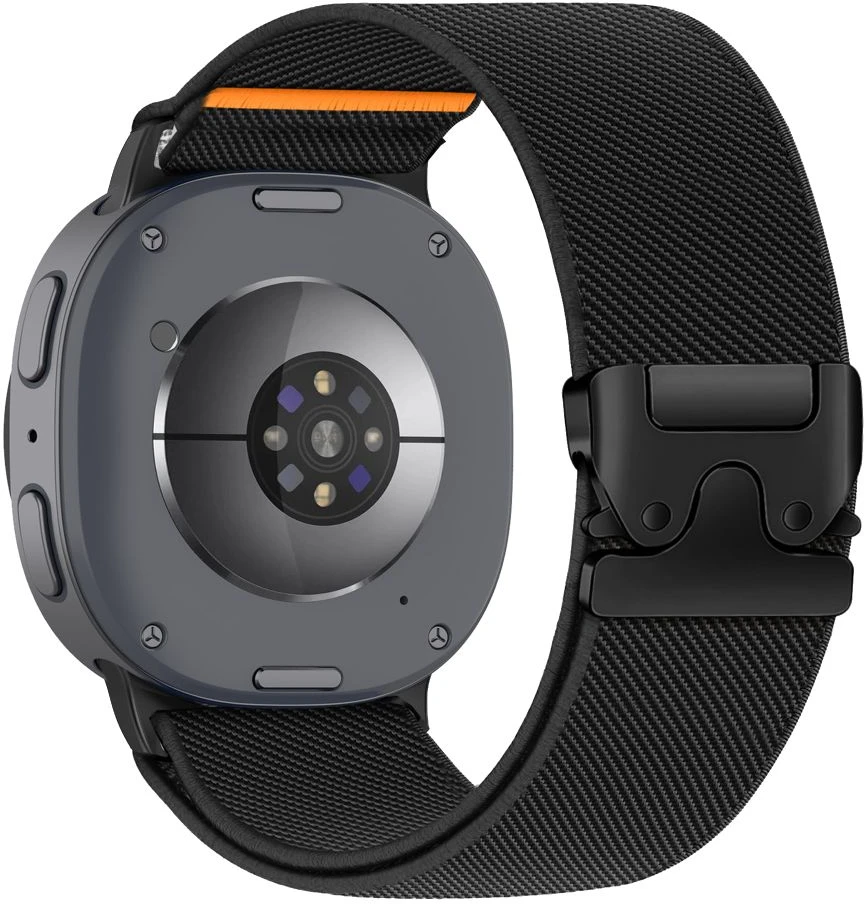 TECH-PROTECT NYLON CLASP SAMSUNG GALAXY WATCH 8 / 9 / CLASSIC (40 / 44 / 46 MM) Juodas