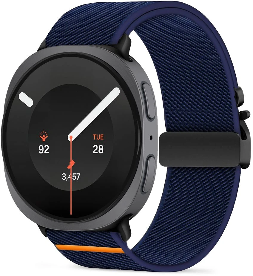 TECH-PROTECT NYLON CLASP SAMSUNG GALAXY WATCH 8 / 9 / CLASSIC (40 / 44 / 46 MM) TAMSIAI MĖLYNA