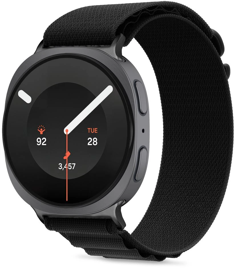 „Tech-Protect NYLON PRO“ Samsung Galaxy WATCH 8 / 9 / CLASSIC (40 / 44 / 46 MM) Juodas