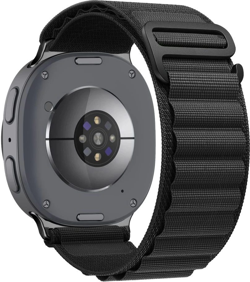 „Tech-Protect NYLON PRO“ Samsung Galaxy WATCH 8 / 9 / CLASSIC (40 / 44 / 46 MM) Juodas