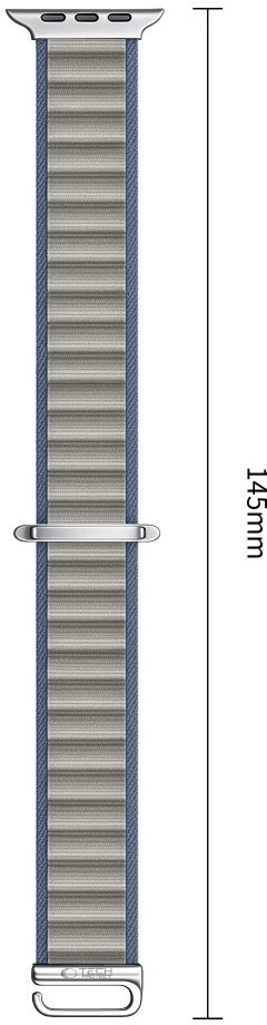 Tech-Protect NYLON PRO Watch 8 / 9 / 10 / 11 / 12 / SE / ULTRA (44 / 45 / 46 / 49 MM) LAIVINIO MĖLYNUMO/PILKA