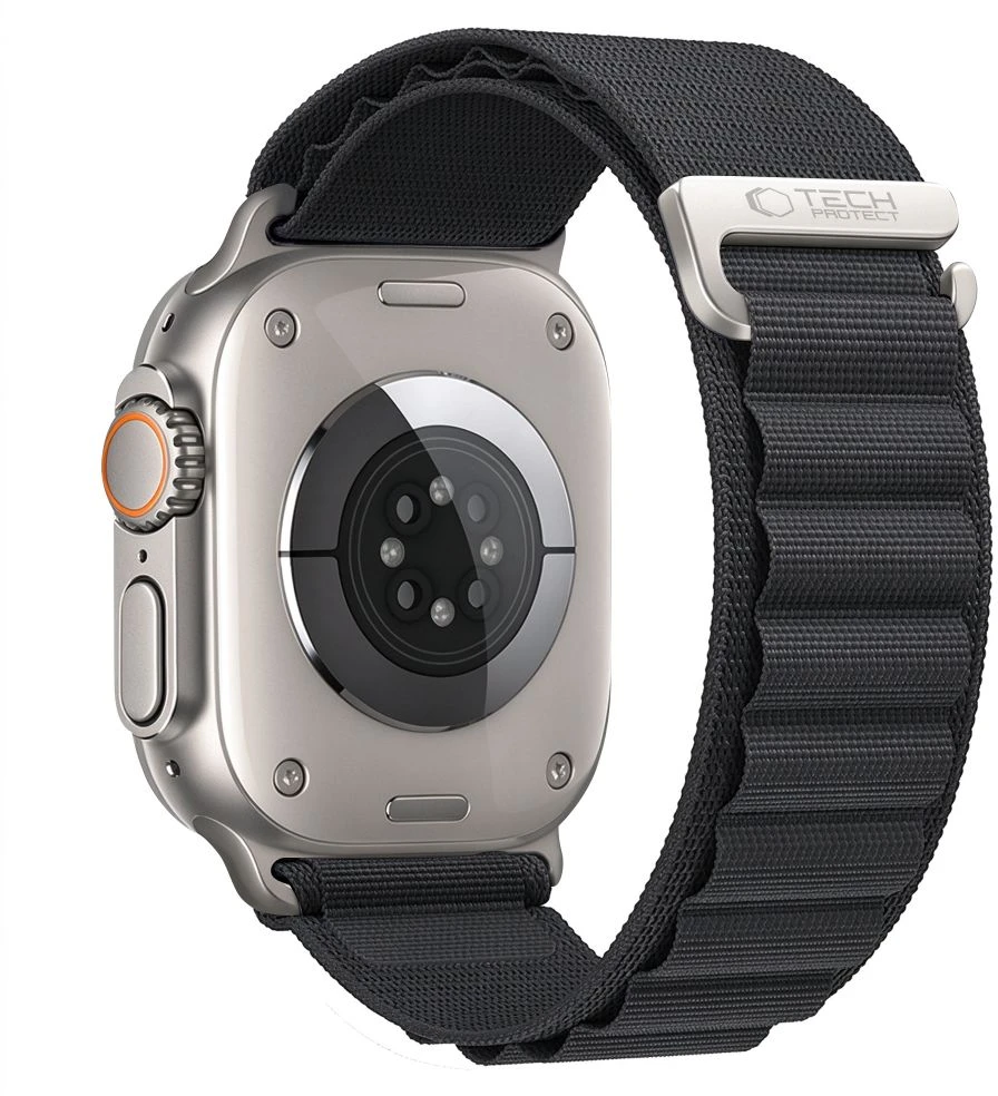 Tech-Protect NYLON PRO Watch 8 / 9 / 10 / 11 / 12 / SE / ULTRA (44 / 45 / 46 / 49 MM) Juodas