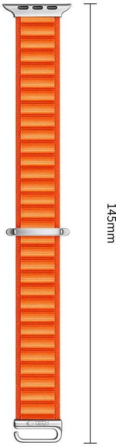 Tech-Protect NYLON PRO Watch 8 / 9 / 10 / 11 / 12 / SE / ULTRA (44 / 45 / 46 / 49 MM) ORANŽINIS