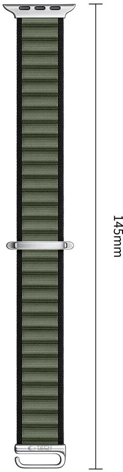 Tech-Protect NYLON PRO Watch 8 / 9 / 10 / 11 / 12 / SE / ULTRA (44 / 45 / 46 / 49 MM) JUODA/ŽALIA