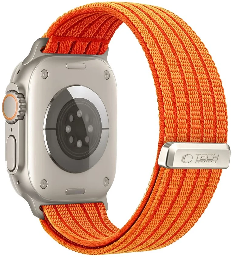 Tech-Protect NYLON SPORT WATCH 8 / 9 / 10 / 11 / SE / ULTRA (44 / 45 / 46 / 49 MM) ORANŽINIS