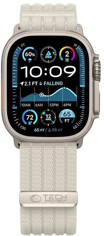 Tech-Protect NYLON SPORT WATCH 8 / 9 / 10 / 11 / SE / ULTRA (44 / 45 / 46 / 49 MM) STARLIGHT
