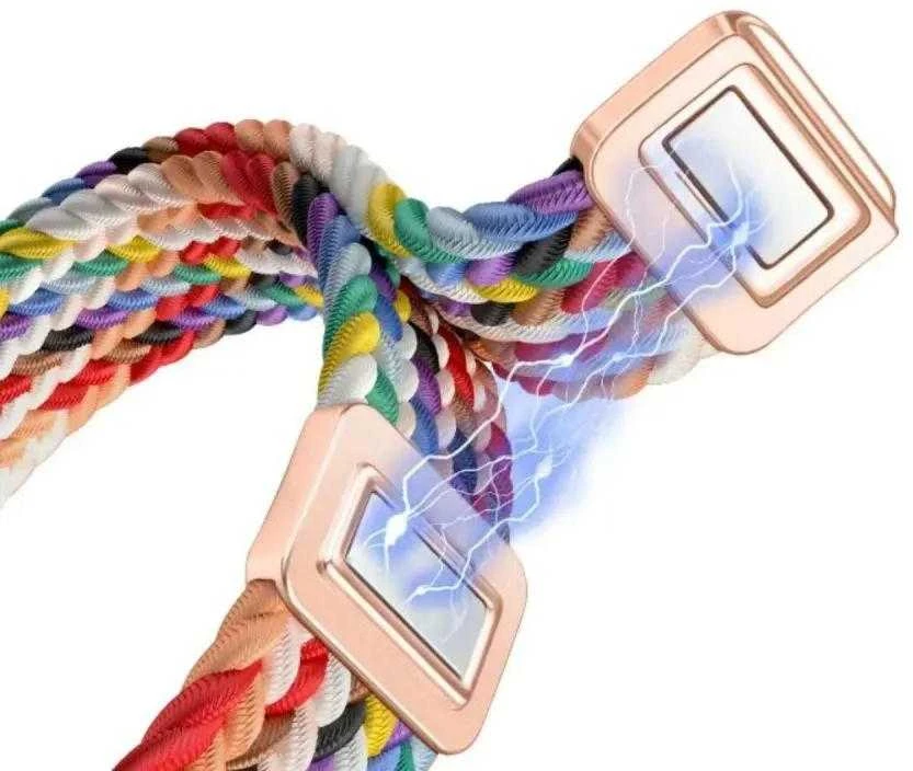 Tech-Protect nylonmag Xiaomi Smart Band 8 / 9 / NFC juodos spalvos