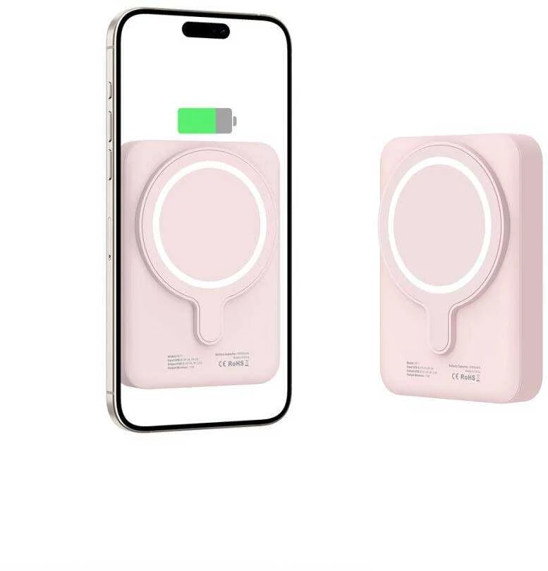 Tech-Protect PB11 LifeMag MagSafe powerbank 10000MAH rožinės spalvos
