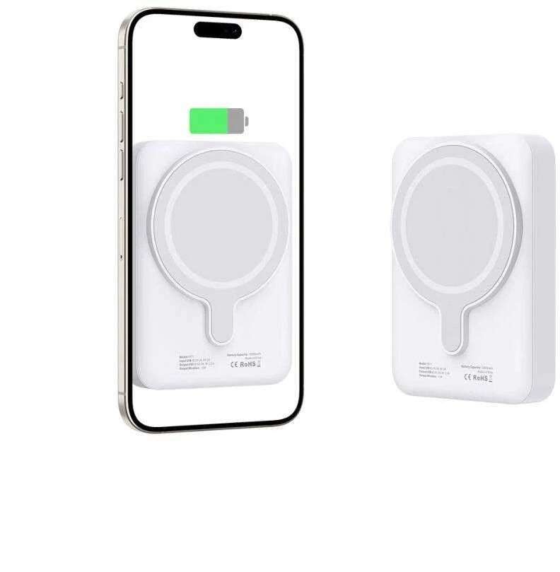 Tech-Protect PB11 LifeMag MagSafe powerbank 10000MAH baltos spalvos