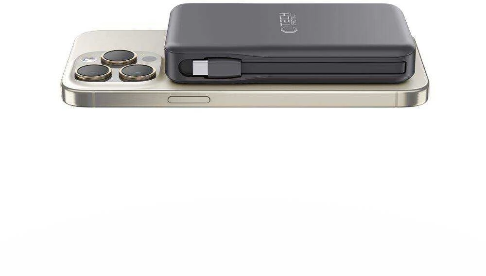 Tech-Protect PB31 LifeMag MagSafe powerbank 10000MAH juodos spalvos