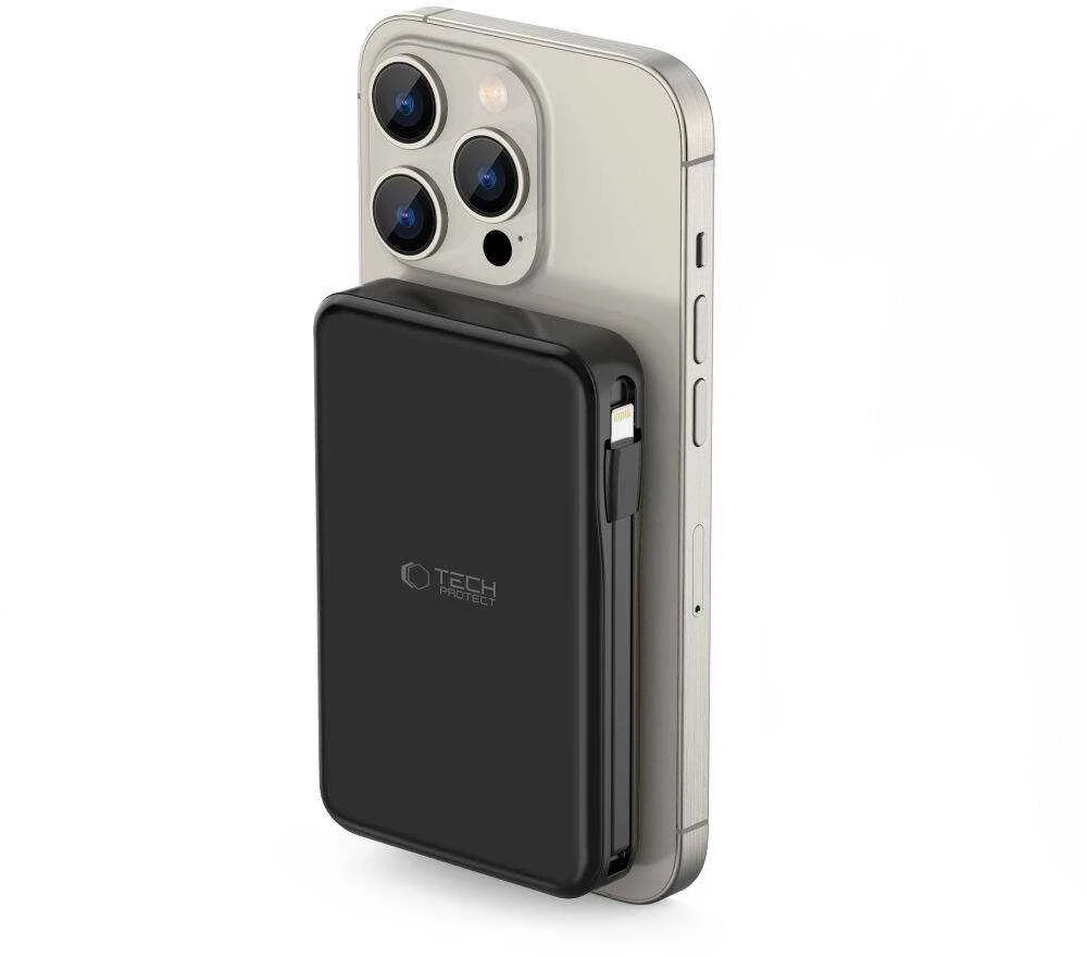 Tech-Protect PB31 LifeMag MagSafe powerbank 10000MAH juodos spalvos