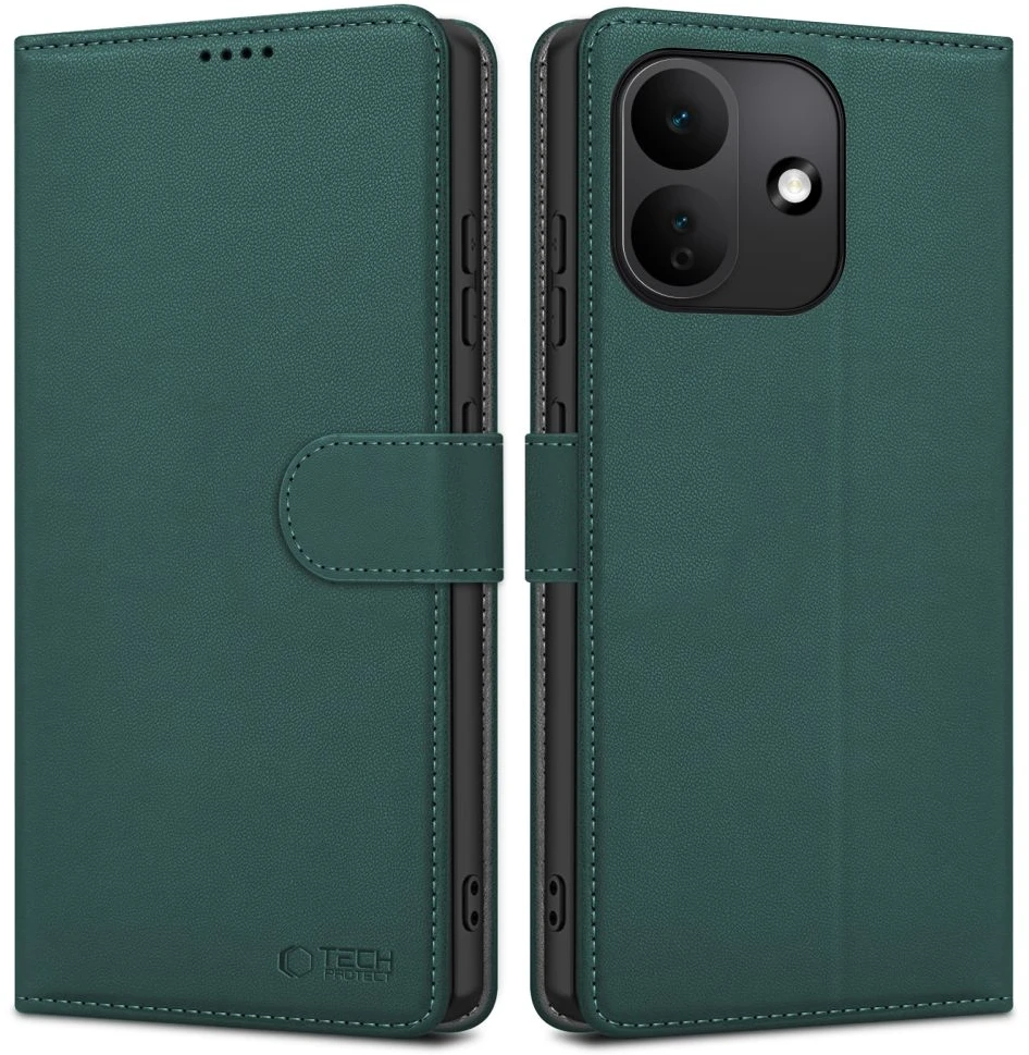 Tech-Protect PINIGINĖS TIPO DĖKLAS XIAOMI REDMI NOTE 17 PRO 5G ŽALIAS