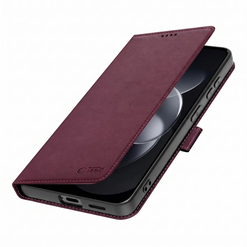 Tech-Protect PINIGINĖS TIPO DĖKLAS XIAOMI REDMI NOTE 17 Pro Max 5G MULBERRY