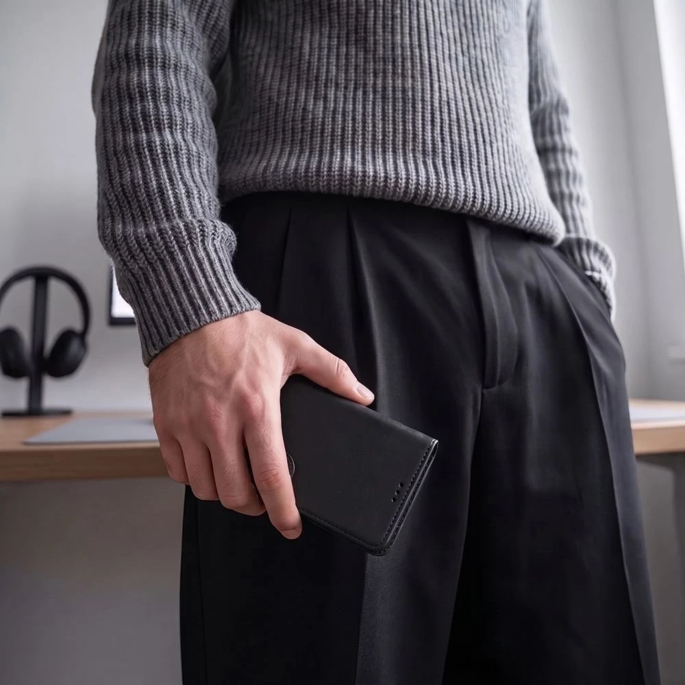 Tech-Protect PINIGINĖS TIPO DĖKLAS XIAOMI REDMI NOTE 17 Pro 5G MATTE Juodas