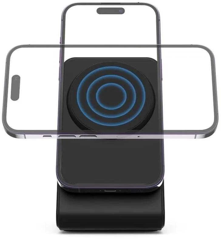Tech-Protect QI15W-A38 MagSafe belaidis įkroviklis - Juodas