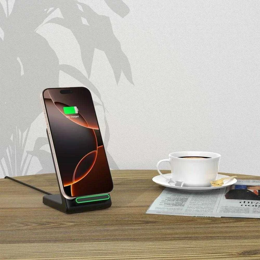 Tech-Protect QI15W-A40 Wireless Charger - Juodas