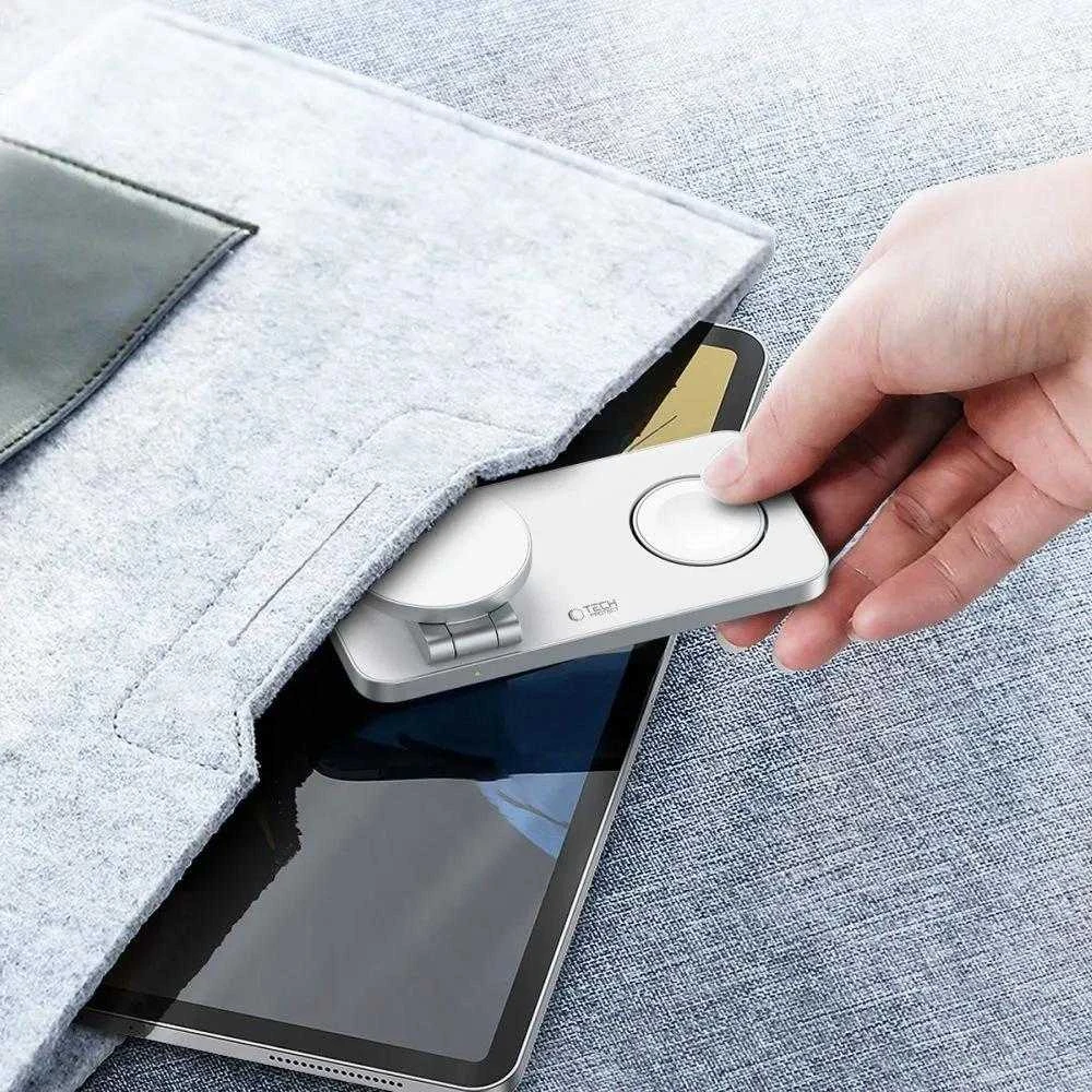 Tech-Protect QI15W-A47 MagSafe 3in1 indukcinis įkroviklis + USB-C laidas - Baltas