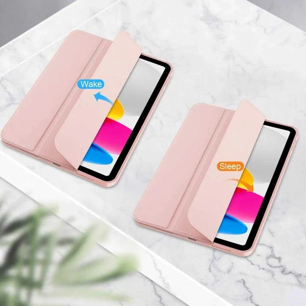 Tech-Protect SC Pen Apple iPad 10.9” 10 / 2022 / 11” 11 / 2025 – dėklas planšetiniam kompiuteriui rožinės spalvos