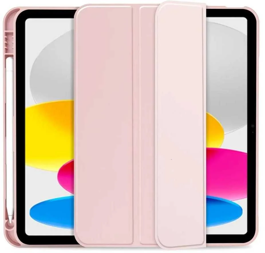 Tech-Protect SC Pen Apple iPad 10.9” 10 / 2022 / 11” 11 / 2025 – dėklas planšetiniam kompiuteriui rožinės spalvos