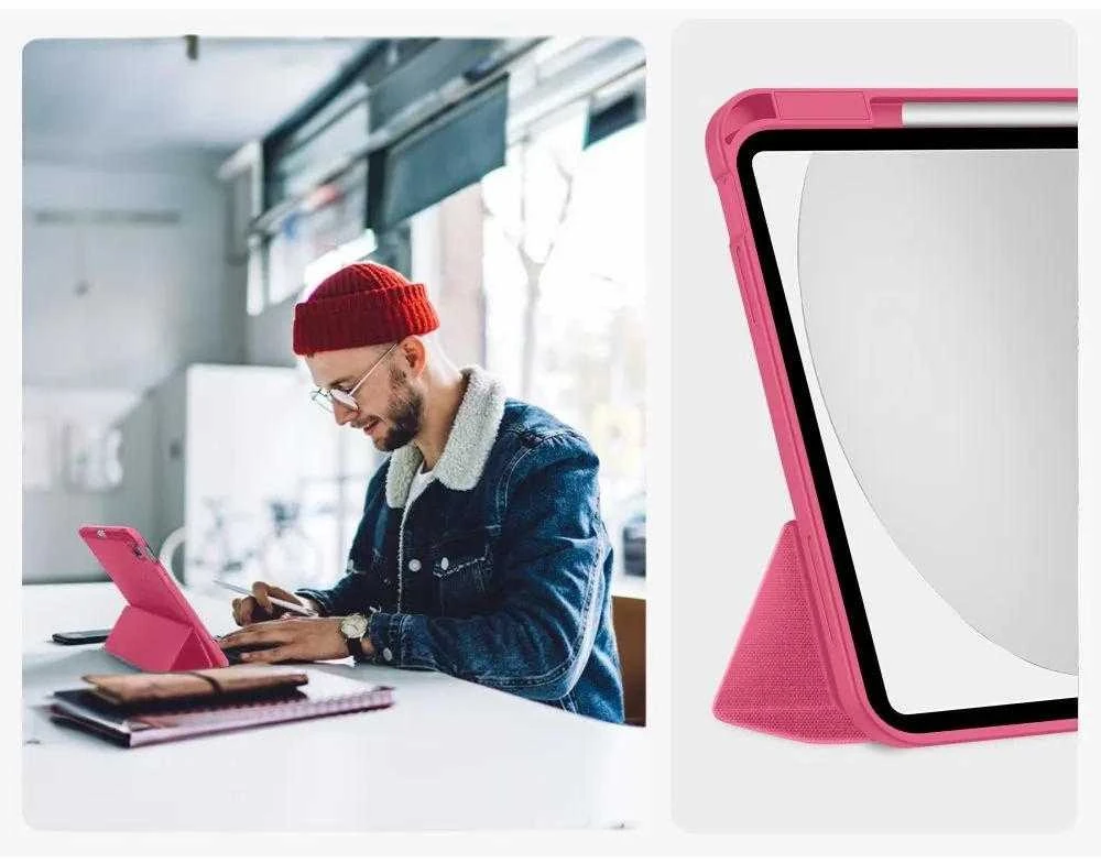 Tech-Protect SC Pen Canvas iPad 10.9” 10 / 2022 / 11” 11 / 2025 Case - Rožinė