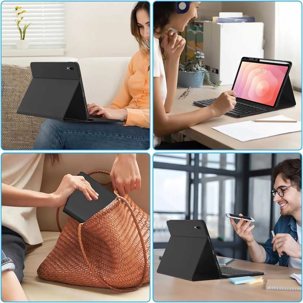 „Tech-Protect SC PEN + KB“ skirtas „Galaxy TAB S11 11.0 X730 / X736B“ (juodas)