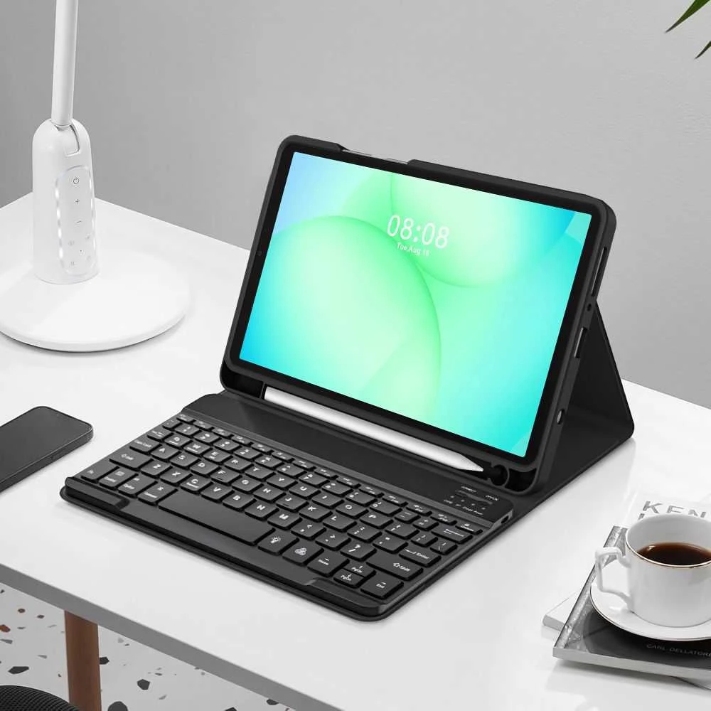 „Tech-Protect SC PEN + KB“ skirtas „Galaxy TAB A9 / A11 8.7 X110 / X115 / X133 / X135“ (juodas)