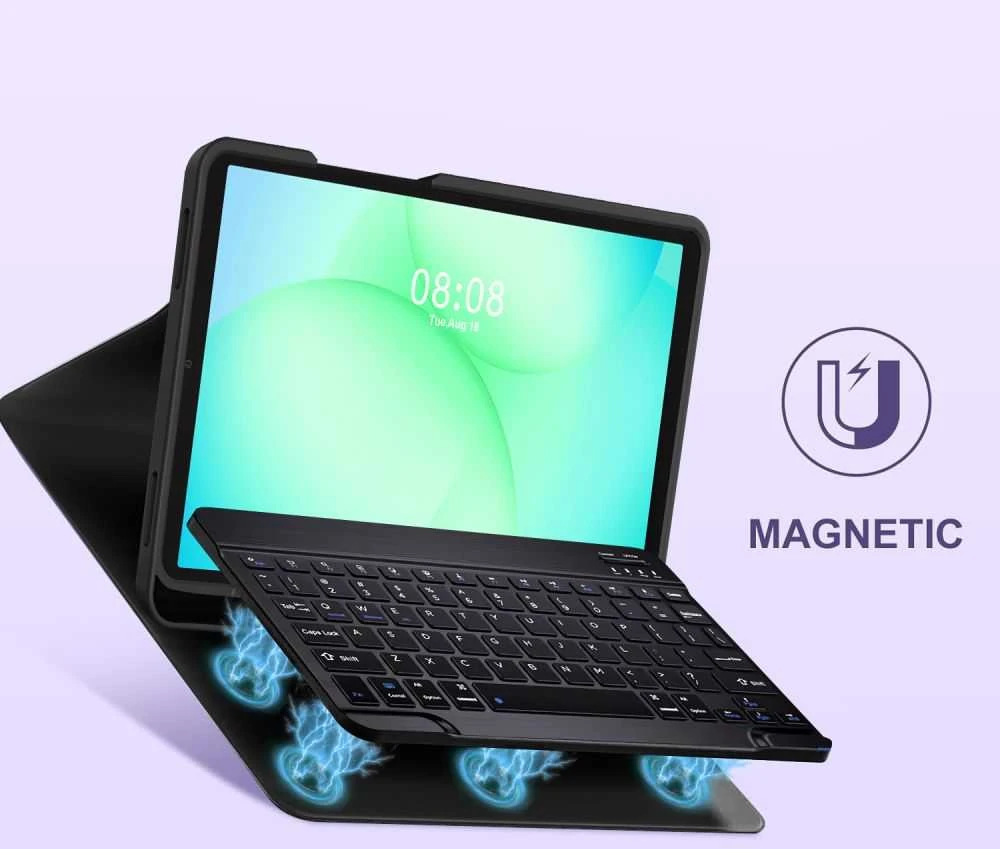 „Tech-Protect SC PEN + KB“ skirtas „Galaxy TAB A9+ / A11+ PLUS 11.0 X210 / X215 / X216 / X230 / X235 / X236“ (juodas)