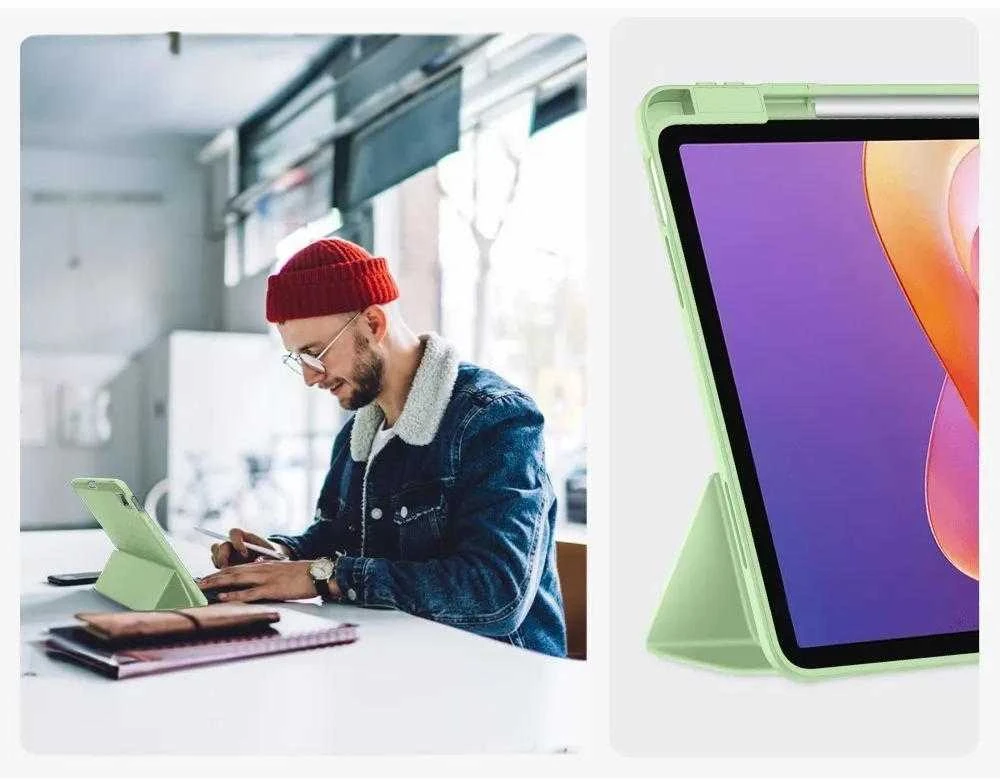 Tech-Protect SC Pen dėklas skirtas Xiaomi Redmi Pad 2 11.0 – žalios spalvos