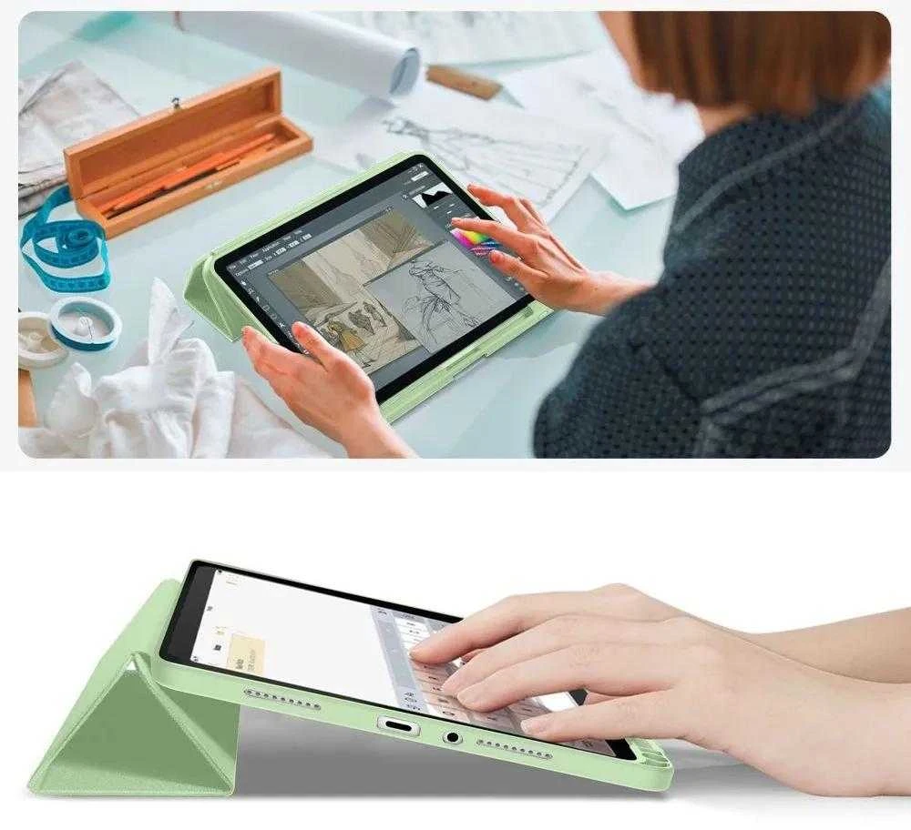Tech-Protect SC Pen dėklas skirtas Xiaomi Redmi Pad 2 11.0 – žalios spalvos