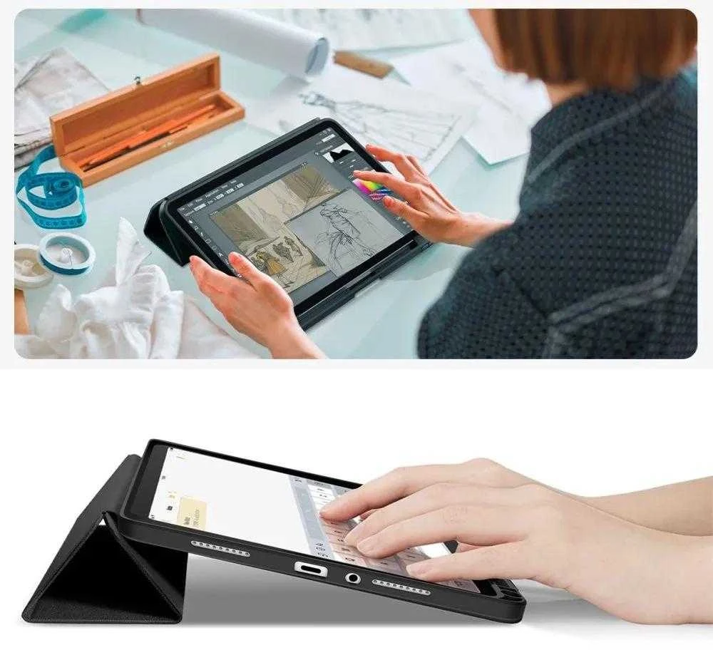 Tech-Protect SC Pen dėklas skirtas Xiaomi Redmi Pad 2 11.0 – juodos spalvos