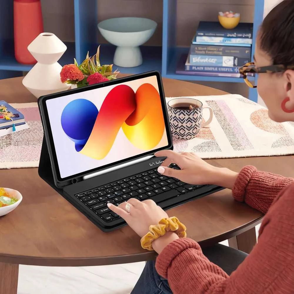 Tech-Protect SC Pen dėklas skirtas Xiaomi Poco Pad M1 / Redmi Pad 2 Pro 12.1 – juodos spalvos