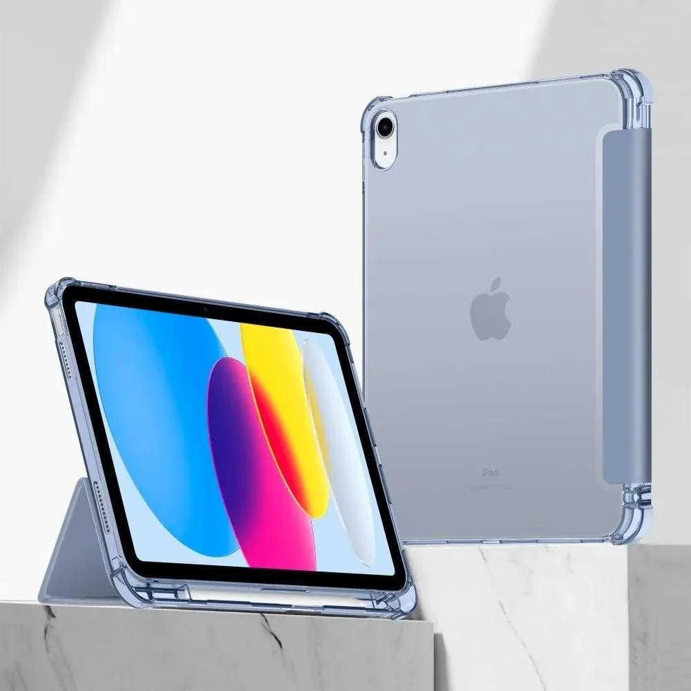 Tech-Protect SC Pen Hybrid Apple iPad 10 / 2022 / 11” 11 / 2025 – Mėlyna – dėklas planšetei skaidrus