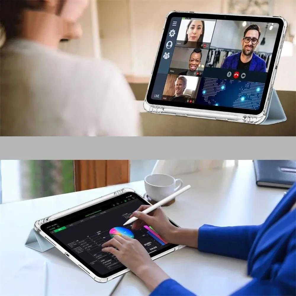 Tech-Protect SC Pen Hybrid Apple iPad 10.9” 10 / 2022 / 11” 11 / 2025 – dėklas planšetiniam kompiuteriui žydros spalvos