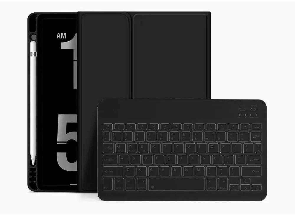 Tech-Protect SC Pen + Keyboard Apple iPad 10.9” 10 / 2022 / 11” 11 / 2025 – dėklas planšetiniam kompiuteriui juodos spalvos