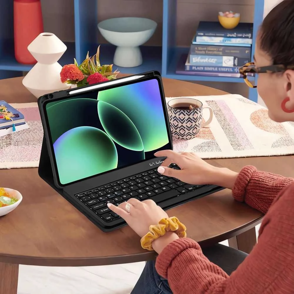 Tech-Protect SC PEN + Keyboard Xiaomi Pad 7 / 7 Pro / 8 / 8 Pro 11.2 juodos spalvos