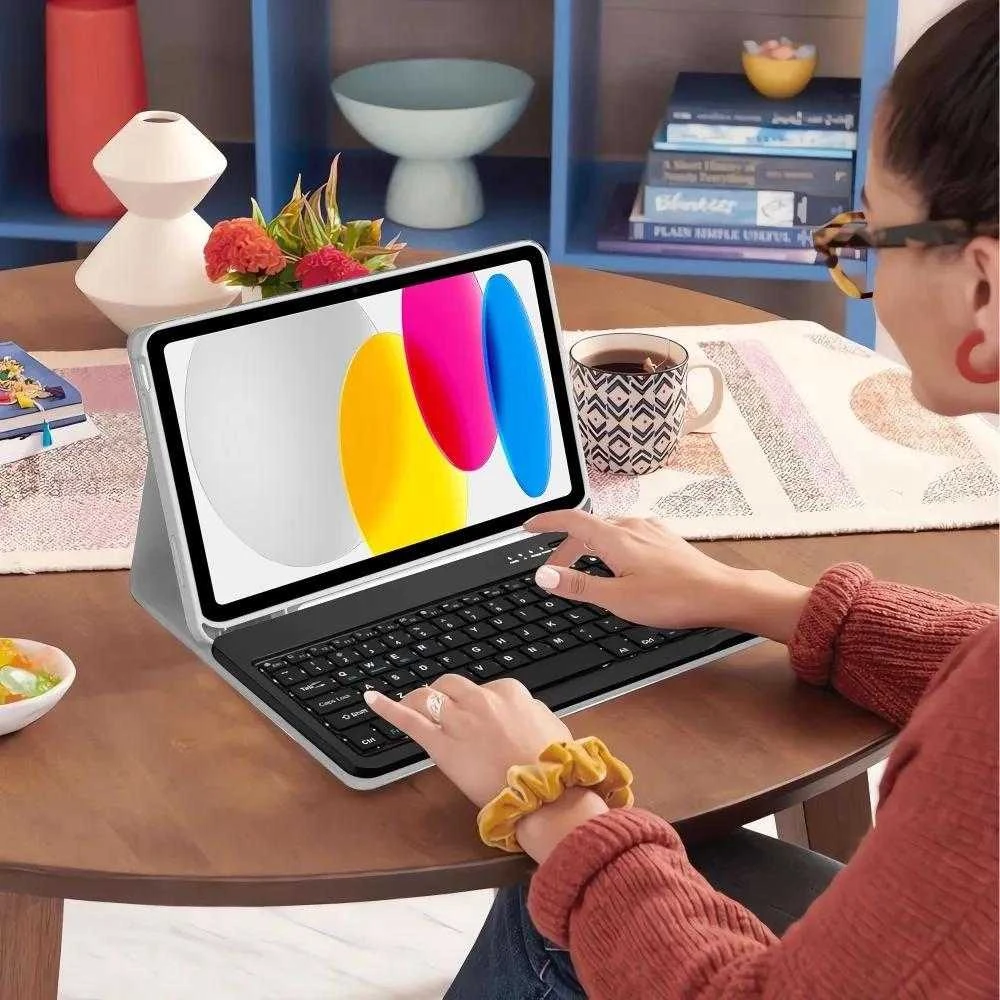 Tech-Protect SC Pen + Keyboard do iPad 10.9” 10 / 2022 / 11” 11 / 2025 pilka (bez rysika)