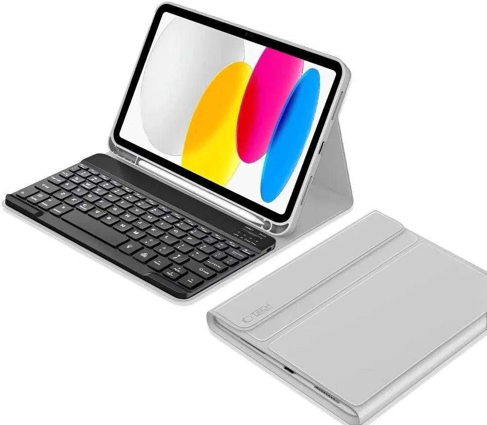Tech-Protect SC Pen + Keyboard do iPad 10.9” 10 / 2022 / 11” 11 / 2025 pilka (bez rysika)