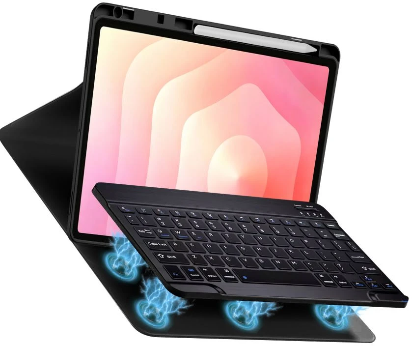 Tech-Protect SC PEN + KLAVIATŪRA GALAXY TAB S12+ PLUS 12.4 X840 / X846B JUODA
