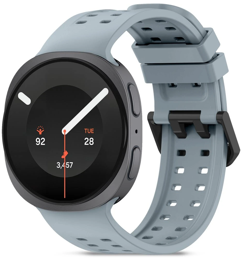 „Tech-Protect SILICONE AIR“ Samsung Galaxy WATCH 8 / 9 / CLASSIC (40 / 44 / 46 MM) MIST Pilkas