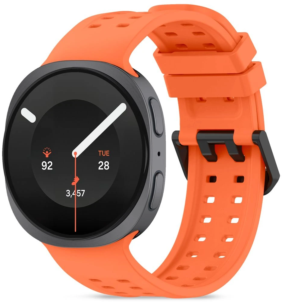 „Tech-Protect SILICONE AIR“ Samsung Galaxy WATCH 8 / 9 / CLASSIC (40 / 44 / 46 MM) TANGARINE Oranžinis