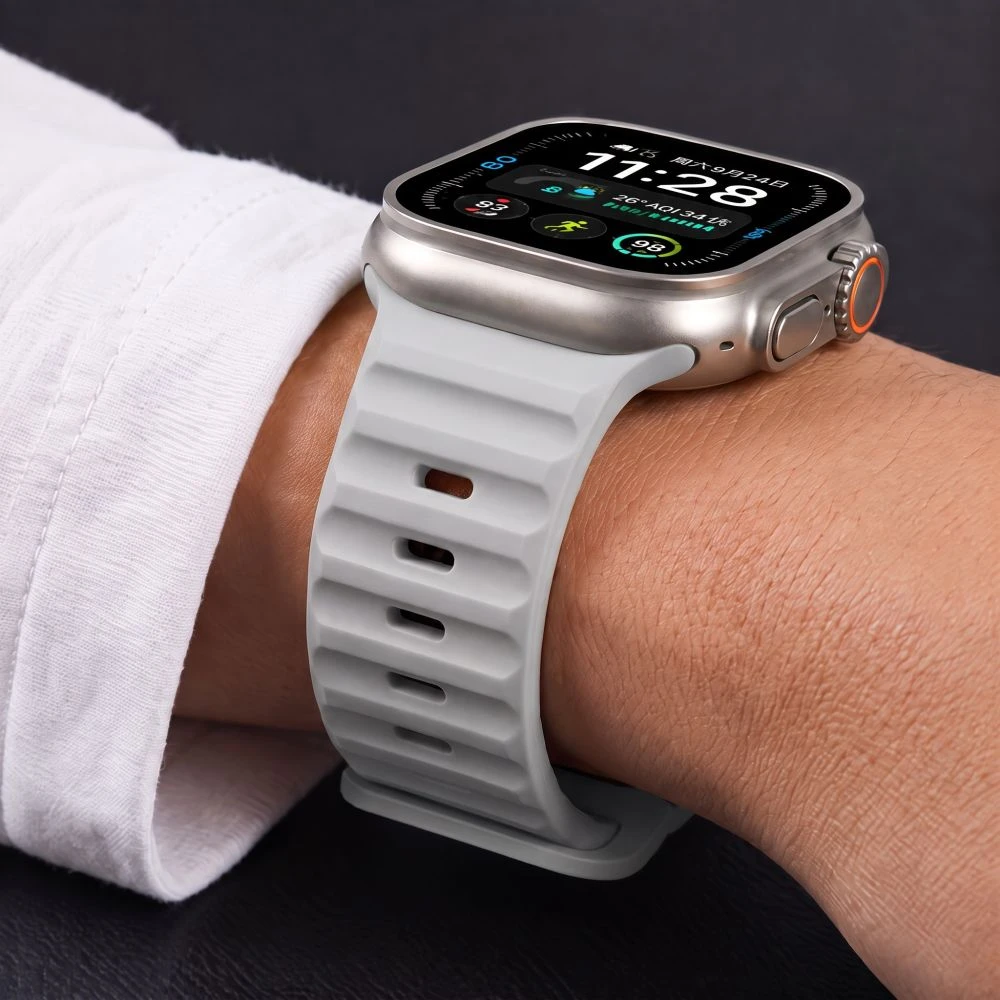 Tech-Protect SILICONE LINE WATCH 8 / 9 / 10 / 11 / 12 / SE / ULTRA (44 / 45 / 46 / 49 MM) LUNAR Pilkas