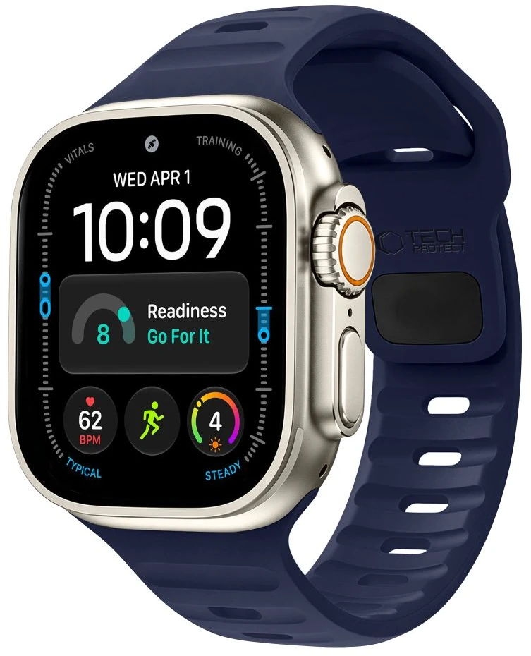 Tech-Protect SILICONE LINE WATCH 8 / 9 / 10 / 11 / 12 / SE / ULTRA (44 / 45 / 46 / 49 MM) ATLANTIC Mėlynas