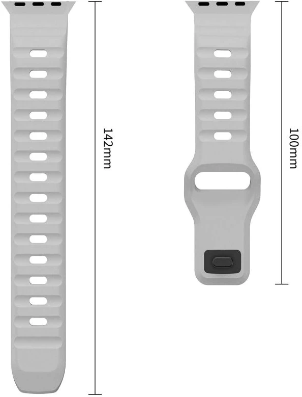 Tech-Protect SILICONE LINE WATCH 8 / 9 / 10 / 11 / 12 / SE / ULTRA (44 / 45 / 46 / 49 MM) LUNAR Pilkas
