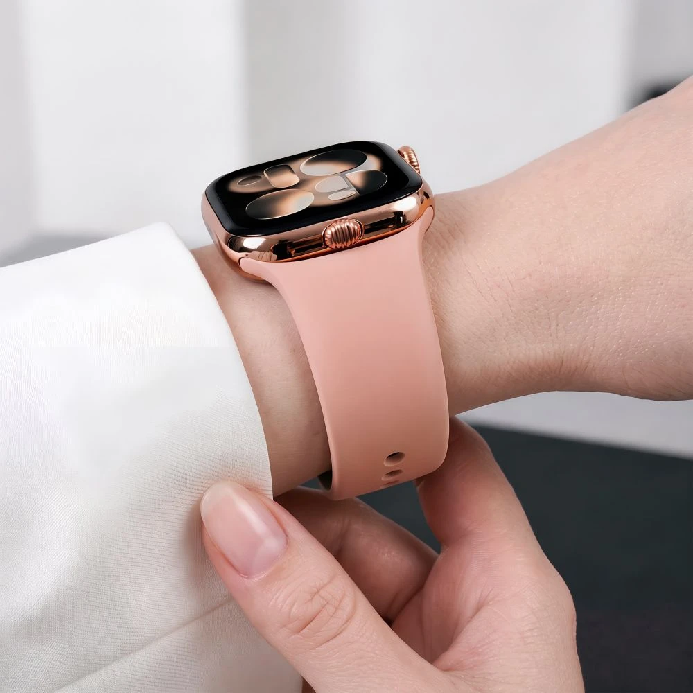 Tech-Protect SILIKONINIS DIRŽELIS WATCH 8 / 9 / 10 / 11 / 12 / SE / ULTRA (44 / 45 / 46 / 49 MM) DUSTY ROSE