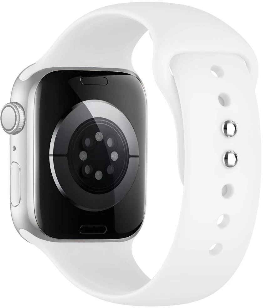 Tech-Protect SILIKONINIS DIRŽELIS WATCH 8 / 9 / 10 / 11 / 12 / SE (40 / 41 / 42 MM) Baltas