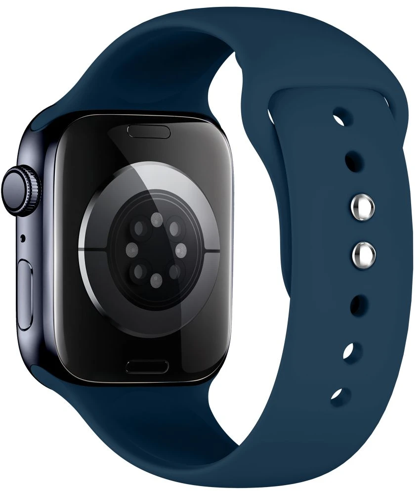 Tech-Protect SILIKONINIS DIRŽELIS WATCH 8 / 9 / 10 / 11 / 12 / SE (40 / 41 / 42 MM) TAMSIAI MĖLYNAS