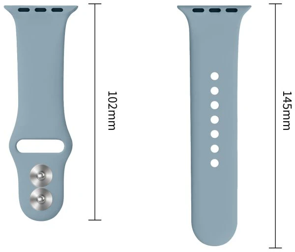 Tech-Protect SILIKONINIS DIRŽELIS WATCH 8 / 9 / 10 / 11 / 12 / SE / ULTRA (44 / 45 / 46 / 49 MM) Mėlynas JEANS