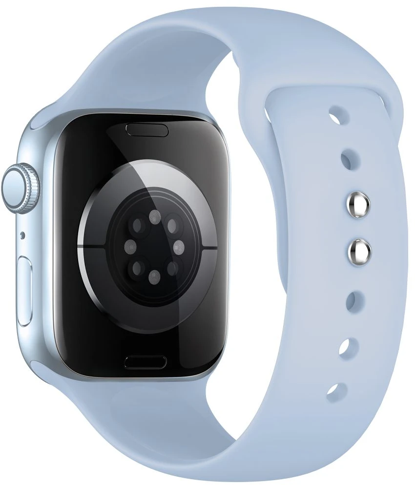 Tech-Protect SILIKONINIS DIRŽELIS WATCH 8 / 9 / 10 / 11 / 12 / SE (40 / 41 / 42 MM) ŠVIESIAI MĖLYNAS