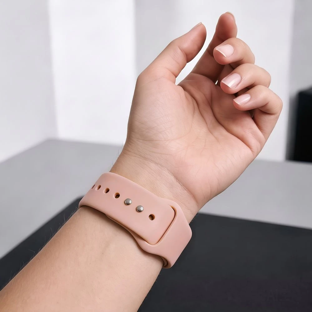 Tech-Protect SILIKONINIS DIRŽELIS WATCH 8 / 9 / 10 / 11 / 12 / SE / ULTRA (44 / 45 / 46 / 49 MM) DUSTY ROSE