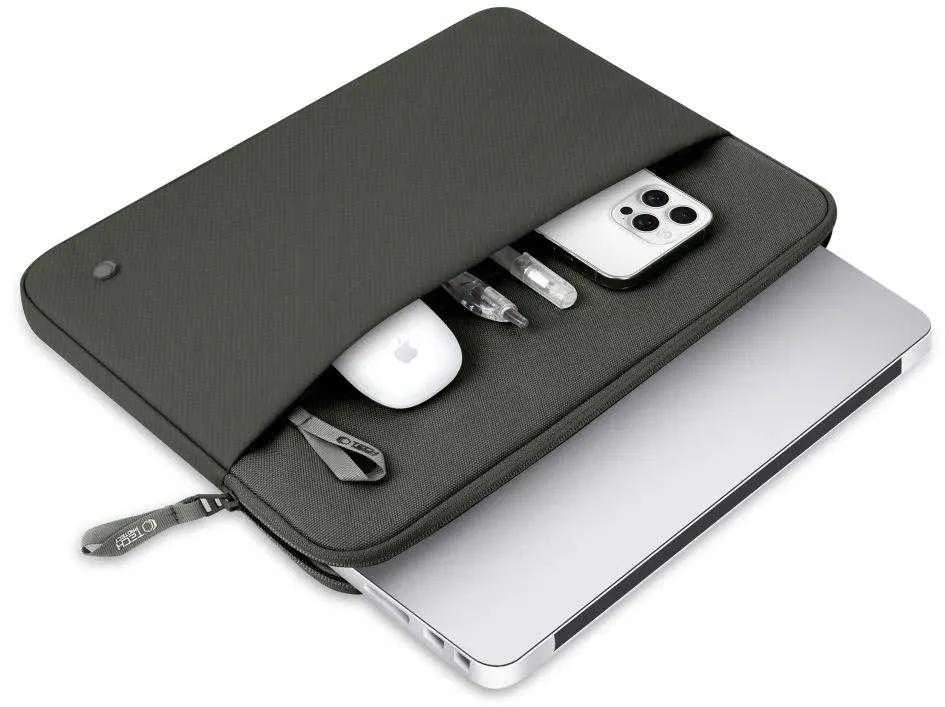 Tech-Protect Sleeve Nešiojamas kompiuteris Bag 13-14 - Žalias